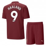 Günstige Fußballtrikots Manchester City Haaland 9 Kinder 3rd trikot 2024-25 Kurzarm
